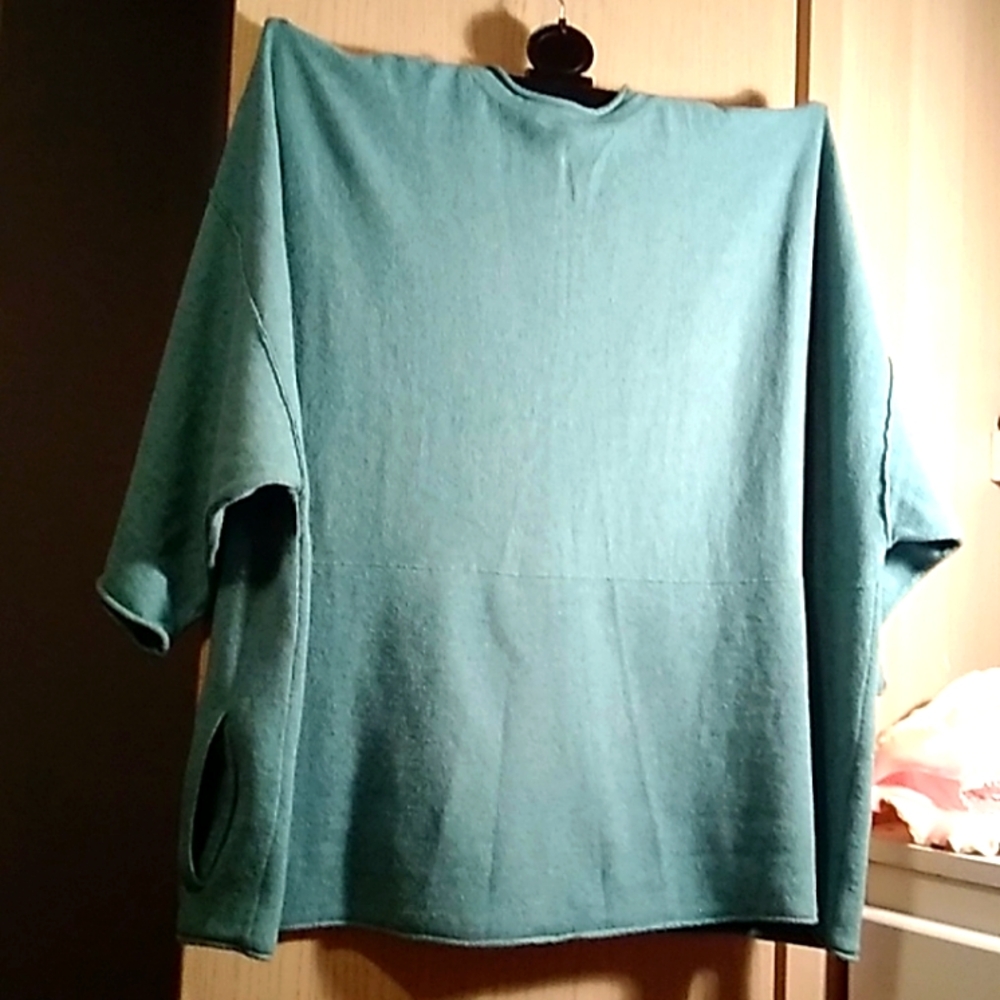 PUREJILL Teal Button-Up Cardigan Sz XXL - Picture 6 of 7